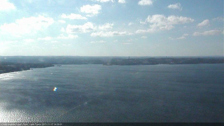 Lake Travis webcam, November 17, 2017 2:00 PM CT