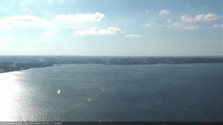 Lake Travis webcam, November 17, 2017 2:05 PM CT
