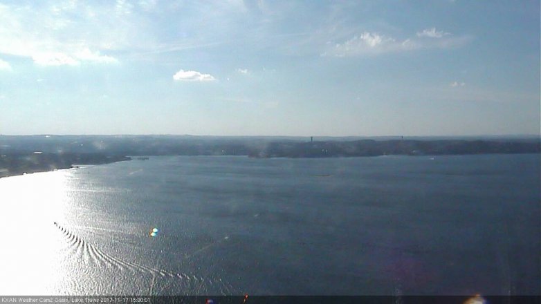 Lake Travis webcam, November 17, 2017 2:10 PM CT
