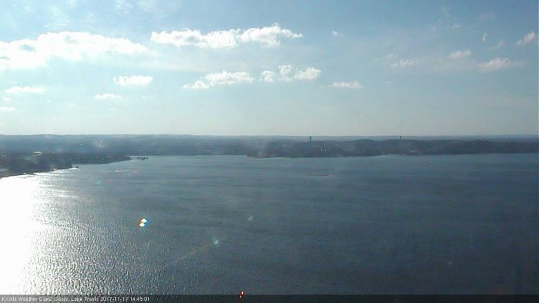 Lake Travis webcam, November 17, 2017 2:15 PM CT