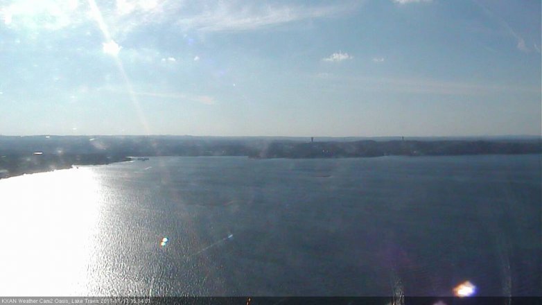 Lake Travis webcam, November 17, 2017 2:25 PM CT