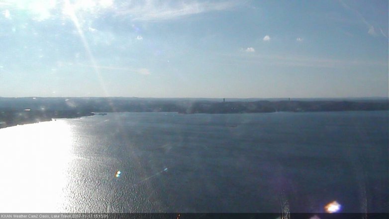 Lake Travis webcam, November 17, 2017 2:30 PM CT
