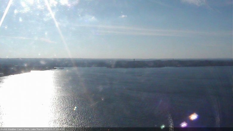 Lake Travis webcam, November 17, 2017 2:40 PM CT