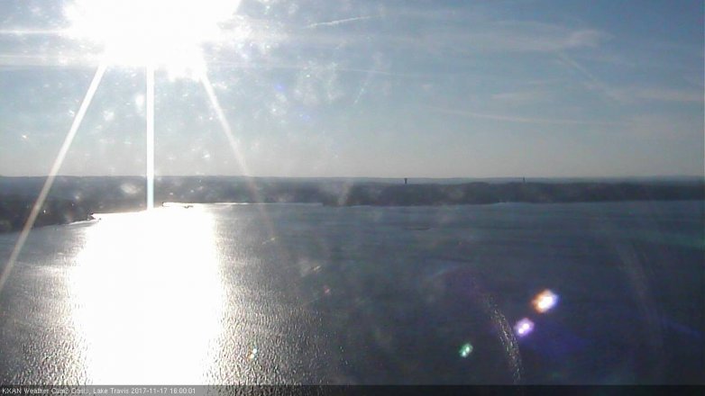Lake Travis webcam, November 17, 2017 3:20 PM CT