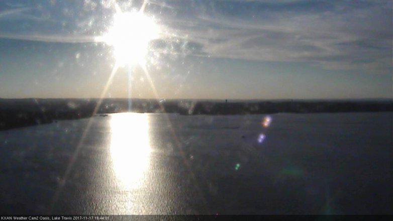 Lake Travis webcam, November 17, 2017 3:55 PM CT