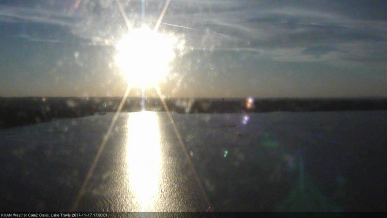 Lake Travis webcam, November 17, 2017 4:20 PM CT