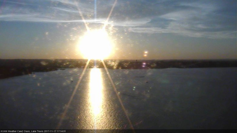 Lake Travis webcam, November 17, 2017 4:25 PM CT