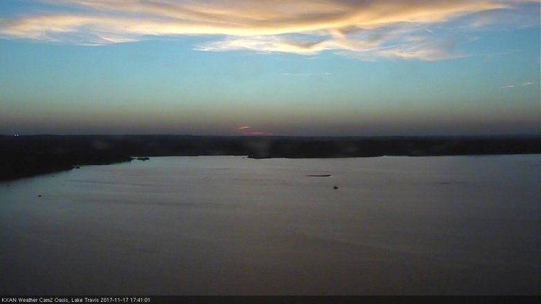 Lake Travis webcam, November 17, 2017 5:05 PM CT