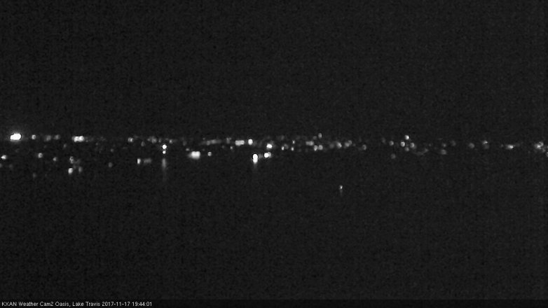 Lake Travis webcam, November 17, 2017 7:05 PM CT