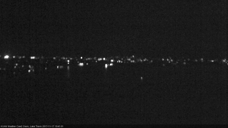 Lake Travis webcam, November 17, 2017 7:10 PM CT