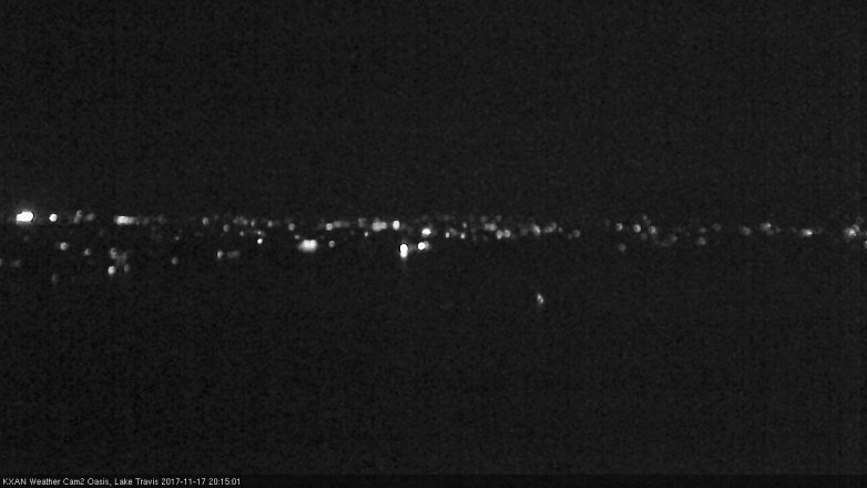 Lake Travis webcam, November 17, 2017 7:35 PM CT