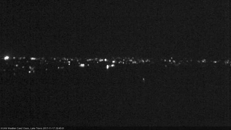 Lake Travis webcam, November 17, 2017 7:55 PM CT