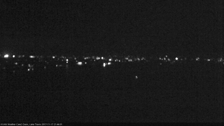 Lake Travis webcam, November 17, 2017 8:55 PM CT