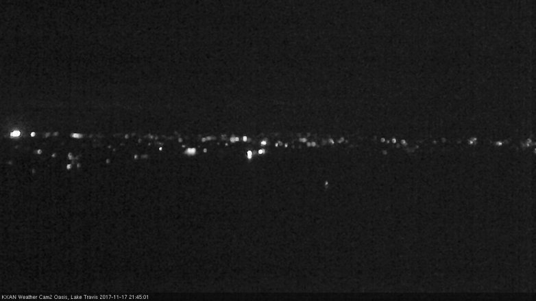 Lake Travis webcam, November 17, 2017 9:10 PM CT