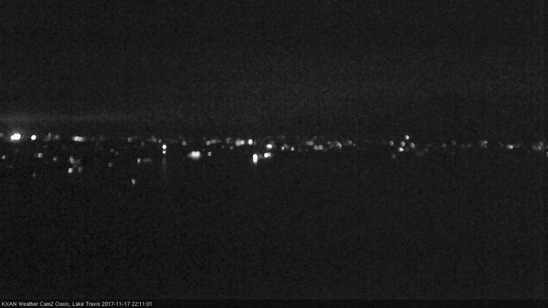 Lake Travis webcam, November 17, 2017 9:35 PM CT