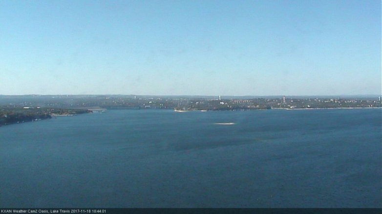 Lake Travis webcam, November 18, 2017 10:05 AM CT
