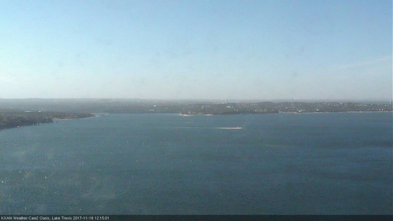 Lake Travis webcam, November 18, 2017 11:35 AM CT