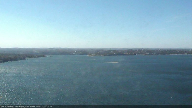 Lake Travis webcam, November 18, 2017 12:35 PM CT