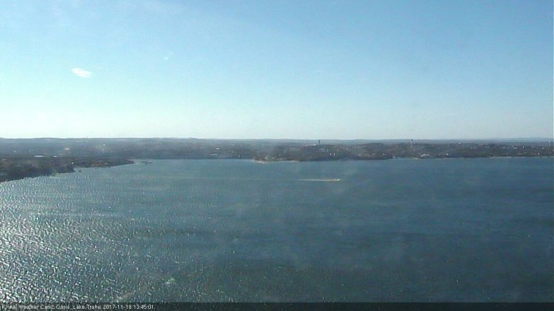 Lake Travis webcam, November 18, 2017 12:55 PM CT