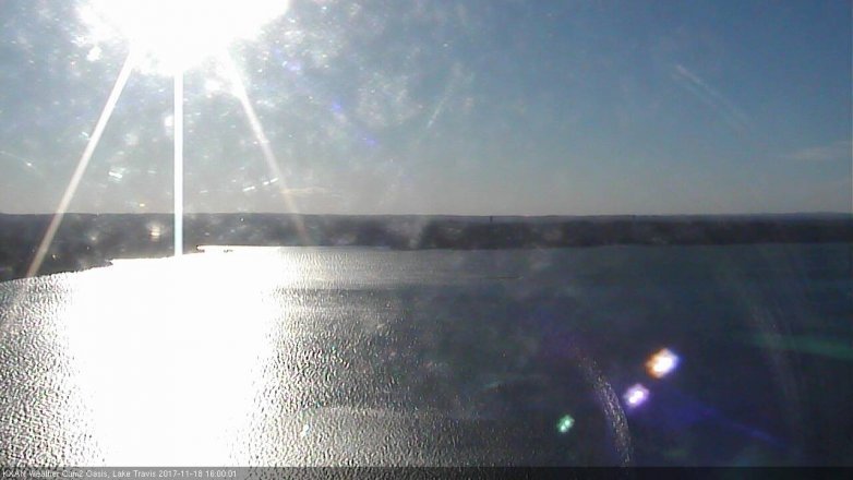 Lake Travis webcam, November 18, 2017 3:10 PM CT