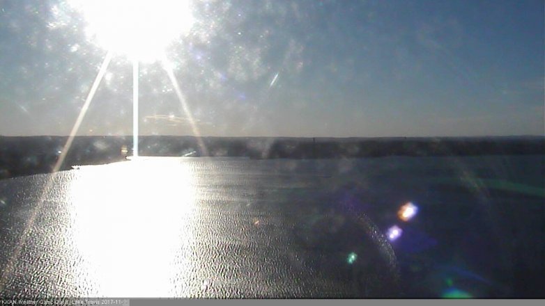 Lake Travis webcam, November 18, 2017 3:40 PM CT