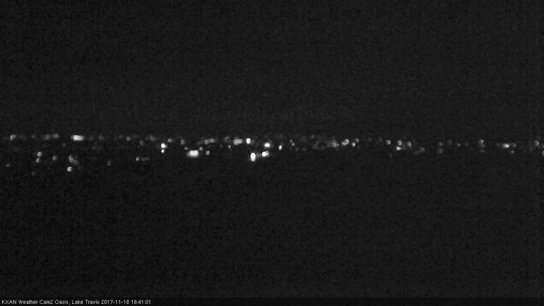 Lake Travis webcam, November 18, 2017 5:50 PM CT