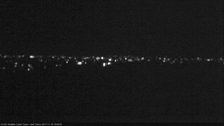 Lake Travis webcam, November 18, 2017 7:05 PM CT