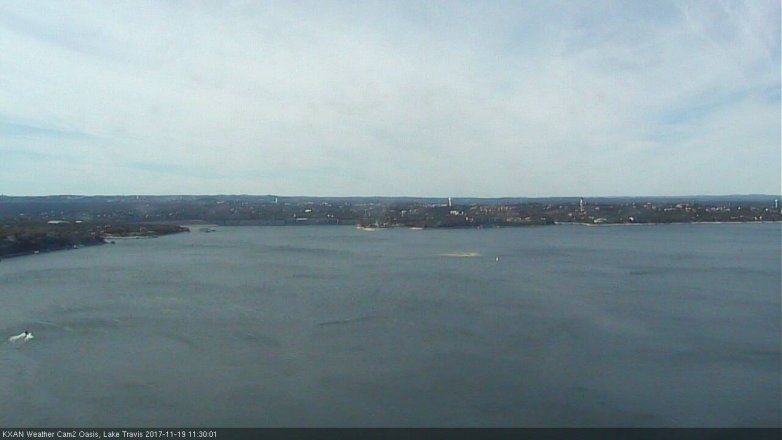 Lake Travis webcam, November 19, 2017 10:35 AM CT