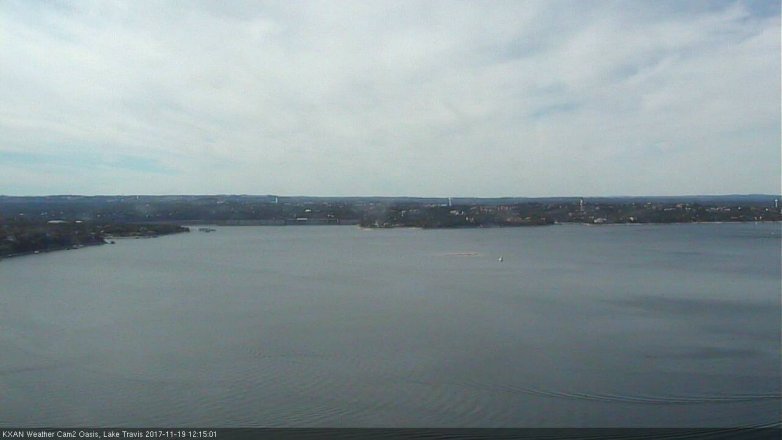 Lake Travis webcam, November 19, 2017 11:20 AM CT