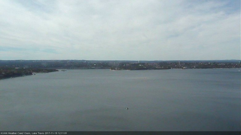 Lake Travis webcam, November 19, 2017 11:25 AM CT