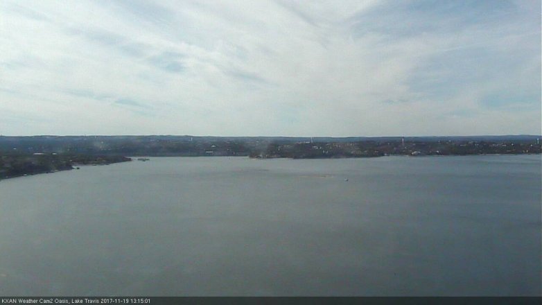 Lake Travis webcam, November 19, 2017 12:35 PM CT