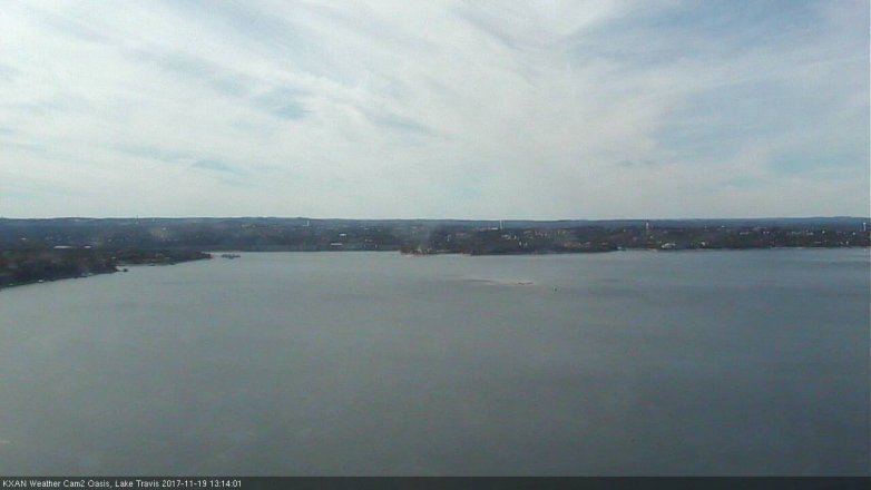 Lake Travis webcam, November 19, 2017 12:40 PM CT