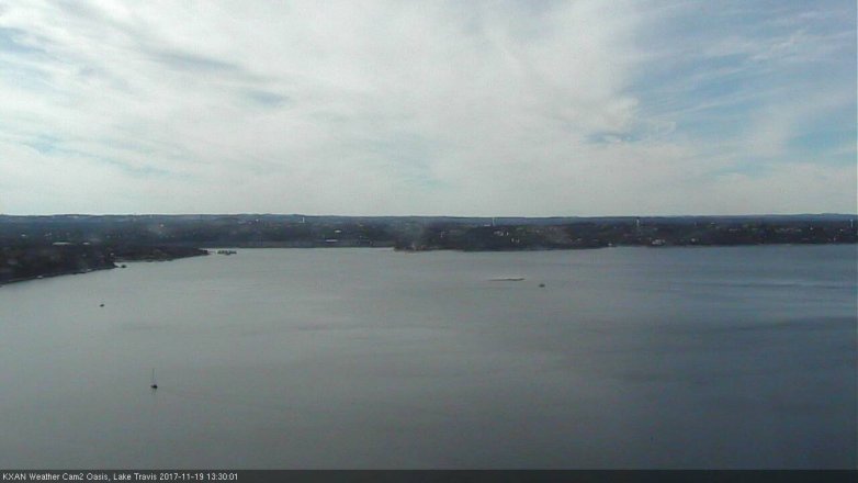 Lake Travis webcam, November 19, 2017 12:50 PM CT