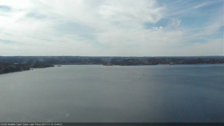 Lake Travis webcam, November 19, 2017 1:00 PM CT