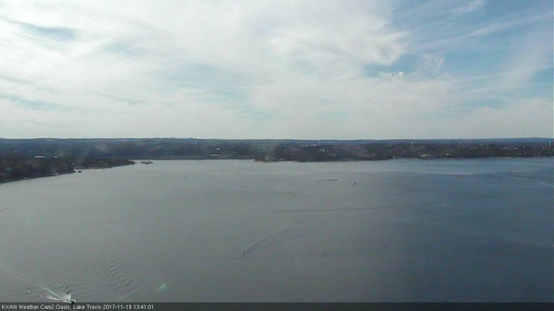 Lake Travis webcam, November 19, 2017 1:10 PM CT