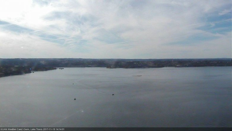 Lake Travis webcam, November 19, 2017 1:25 PM CT