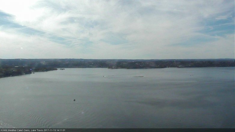 Lake Travis webcam, November 19, 2017 1:30 PM CT