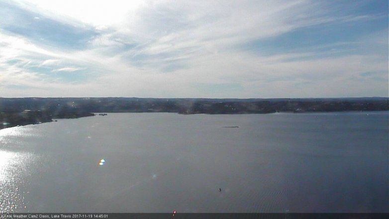 Lake Travis webcam, November 19, 2017 1:50 PM CT