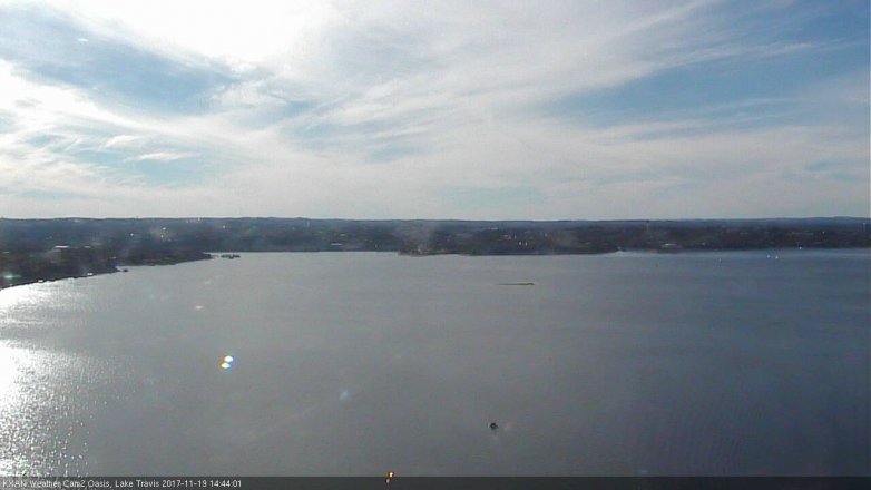 Lake Travis webcam, November 19, 2017 2:10 PM CT