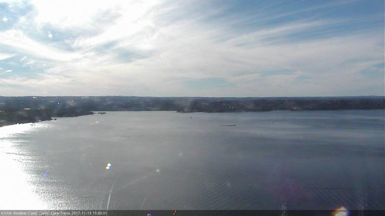Lake Travis webcam, November 19, 2017 2:25 PM CT