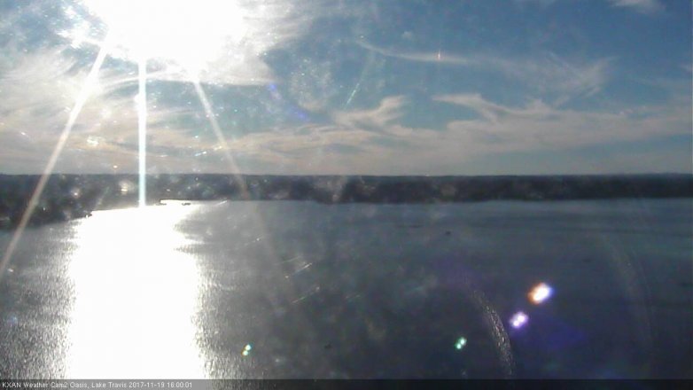 Lake Travis webcam, November 19, 2017 3:15 PM CT