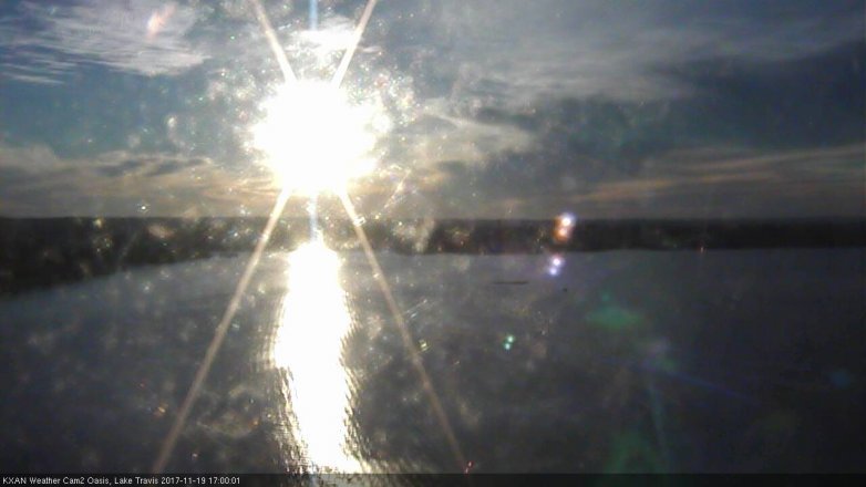 Lake Travis webcam, November 19, 2017 4:10 PM CT