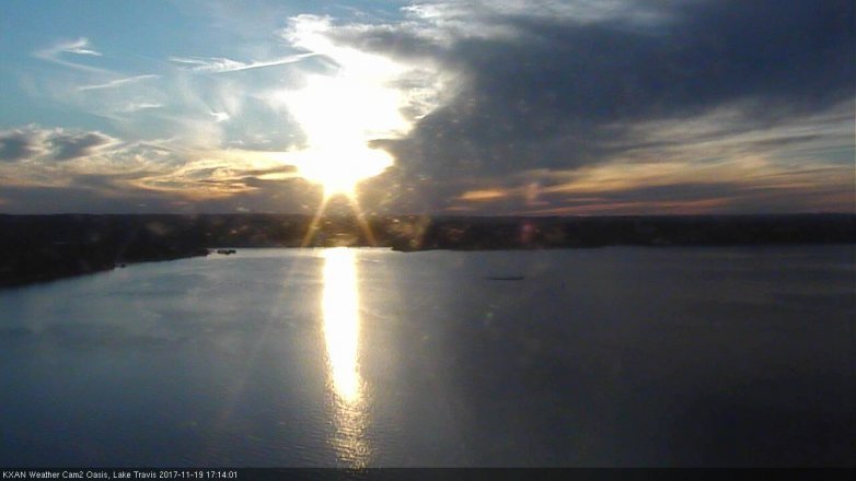 Lake Travis webcam, November 19, 2017 4:20 PM CT