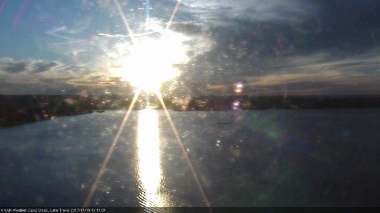 Lake Travis webcam, November 19, 2017 4:30 PM CT