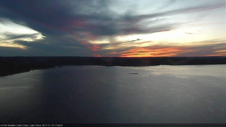 Lake Travis webcam, November 19, 2017 4:55 PM CT