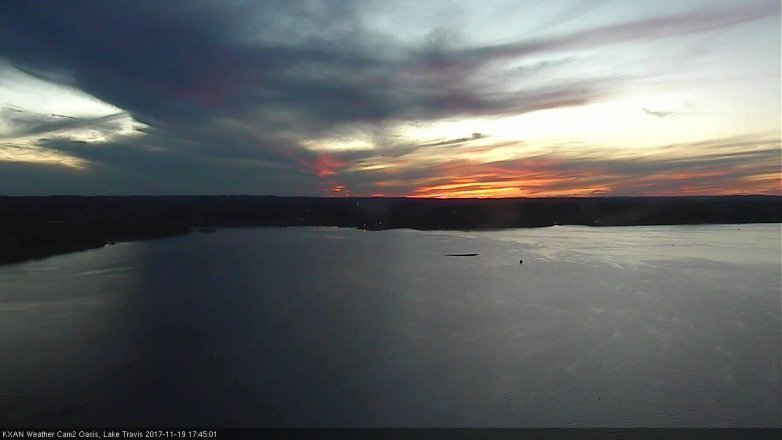 Lake Travis webcam, November 19, 2017 5:10 PM CT
