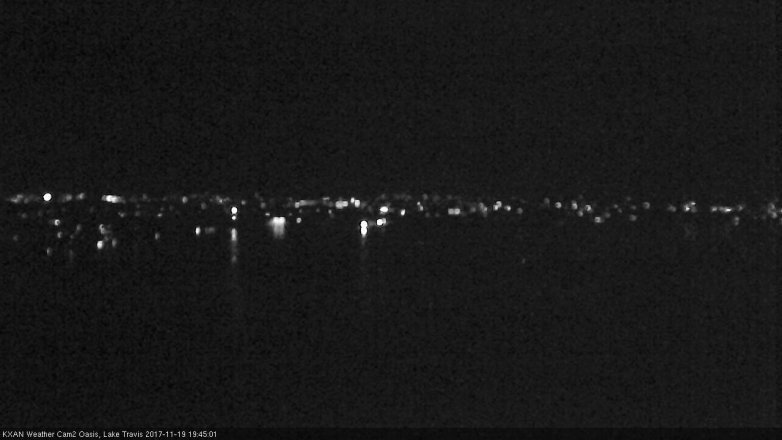 Lake Travis webcam, November 19, 2017 7:00 PM CT