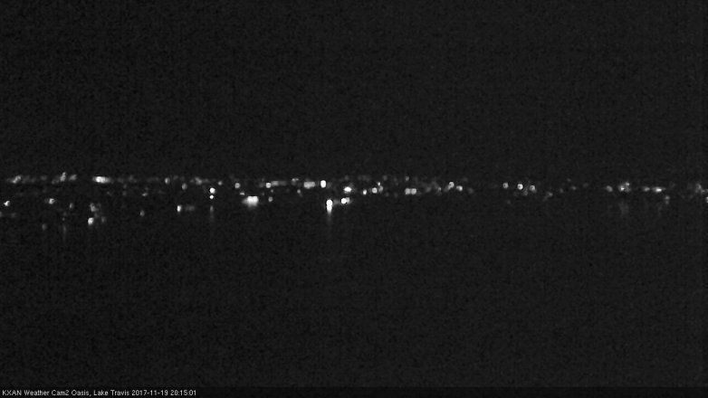 Lake Travis webcam, November 19, 2017 7:40 PM CT