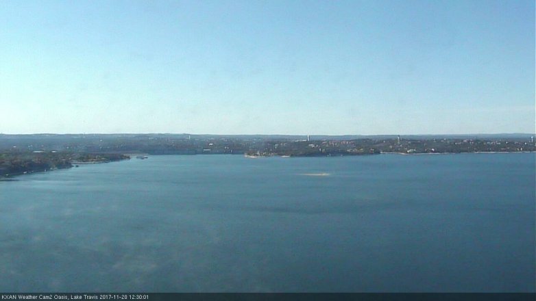 Lake Travis webcam, November 20, 2017 11:45 AM CT