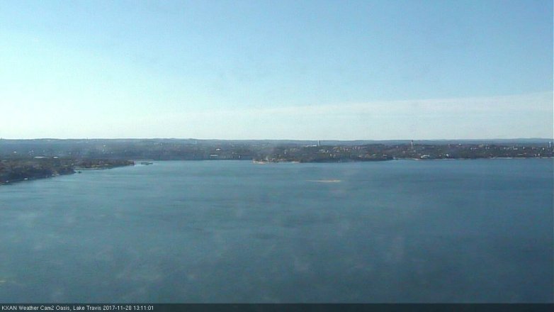 Lake Travis webcam, November 20, 2017 12:15 PM CT